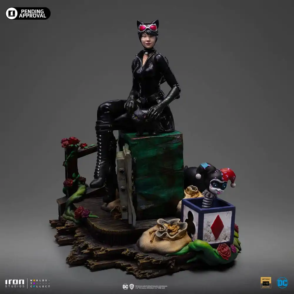 DC Comics Deluxe Art Scale Socha 1/10 Catwoman (Gotham City Sirens) 21 cm fotografii produktu