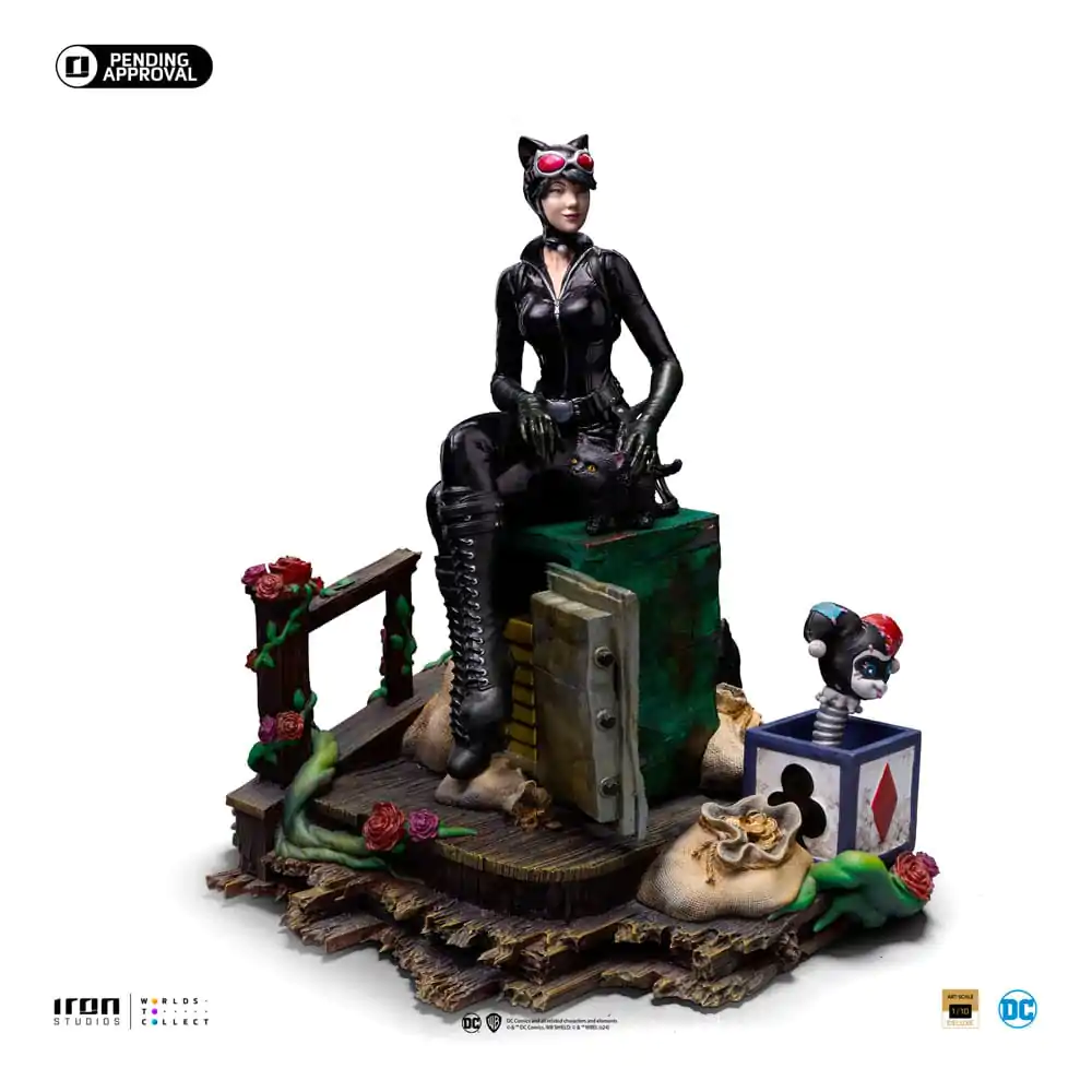 DC Comics Deluxe Art Scale Socha 1/10 Catwoman (Gotham City Sirens) 21 cm fotografii produktu