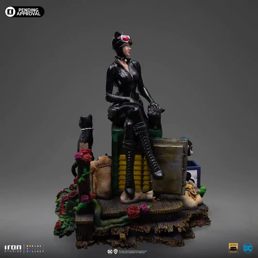 DC Comics Deluxe Art Scale Socha 1/10 Catwoman (Gotham City Sirens) 21 cm fotografii produktu