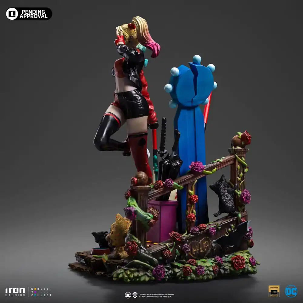 DC Comics Deluxe Art Scale Socha 1/10 Harley Quinn (Gotham City Sirens) 22 cm fotografii produktu