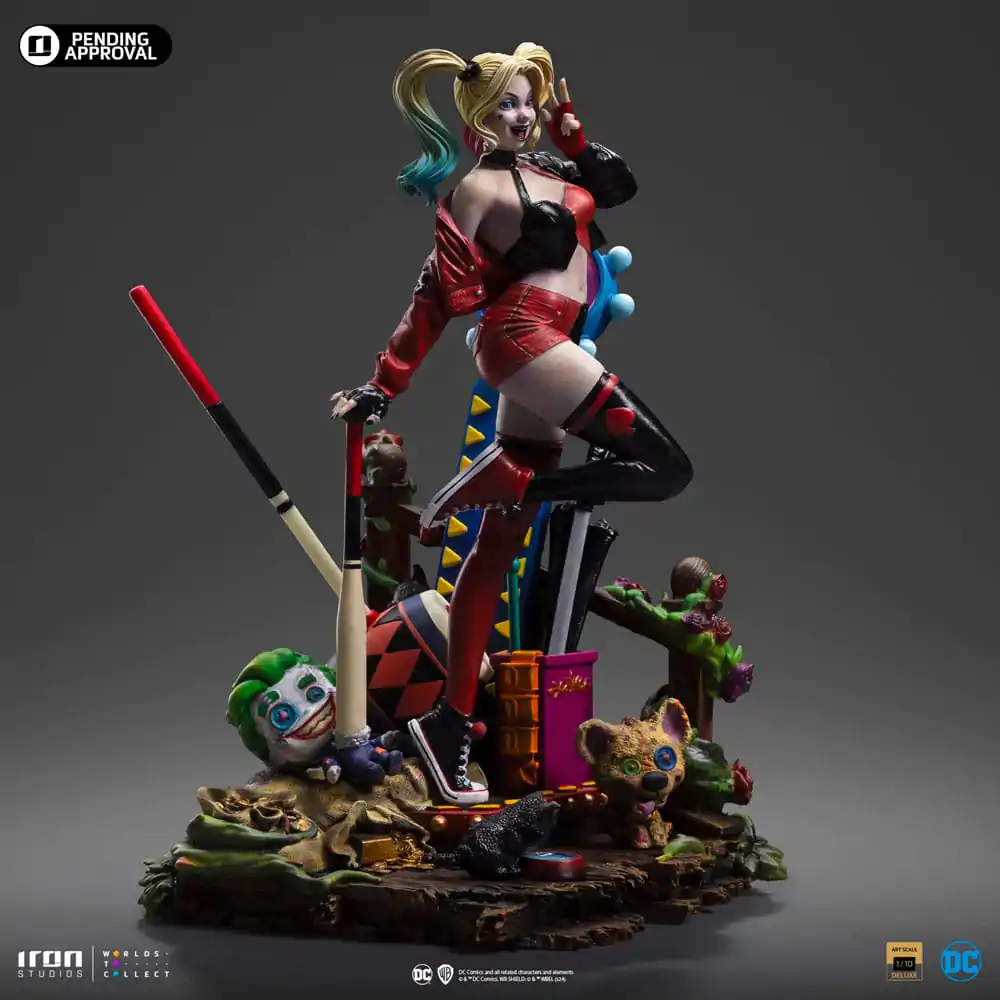 DC Comics Deluxe Art Scale Socha 1/10 Harley Quinn (Gotham City Sirens) 22 cm fotografii produktu