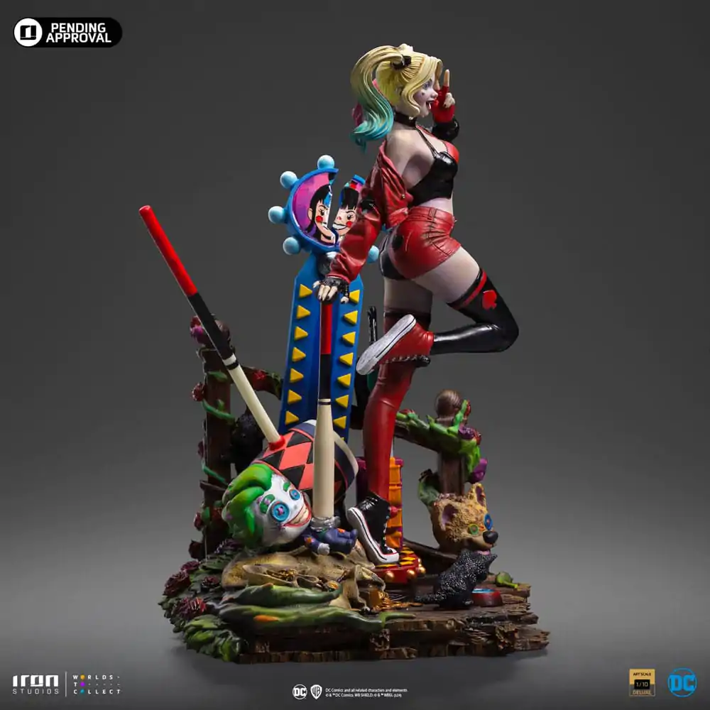 DC Comics Deluxe Art Scale Socha 1/10 Harley Quinn (Gotham City Sirens) 22 cm fotografii produktu