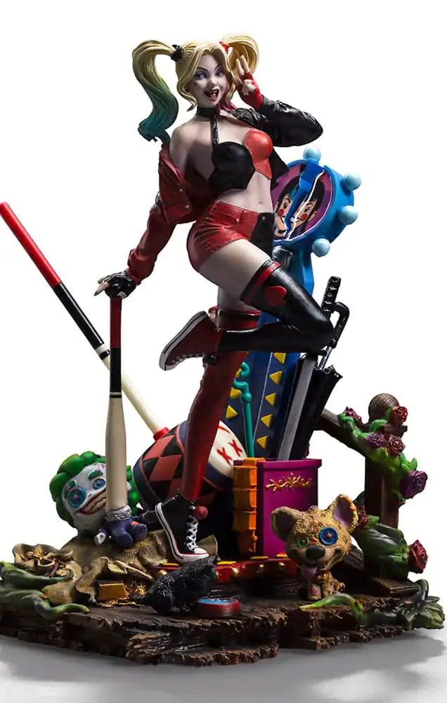 DC Comics Deluxe Art Scale Socha 1/10 Harley Quinn (Gotham City Sirens) 22 cm fotografii produktu