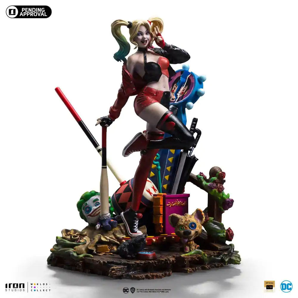 DC Comics Deluxe Art Scale Socha 1/10 Harley Quinn (Gotham City Sirens) 22 cm fotografii produktu