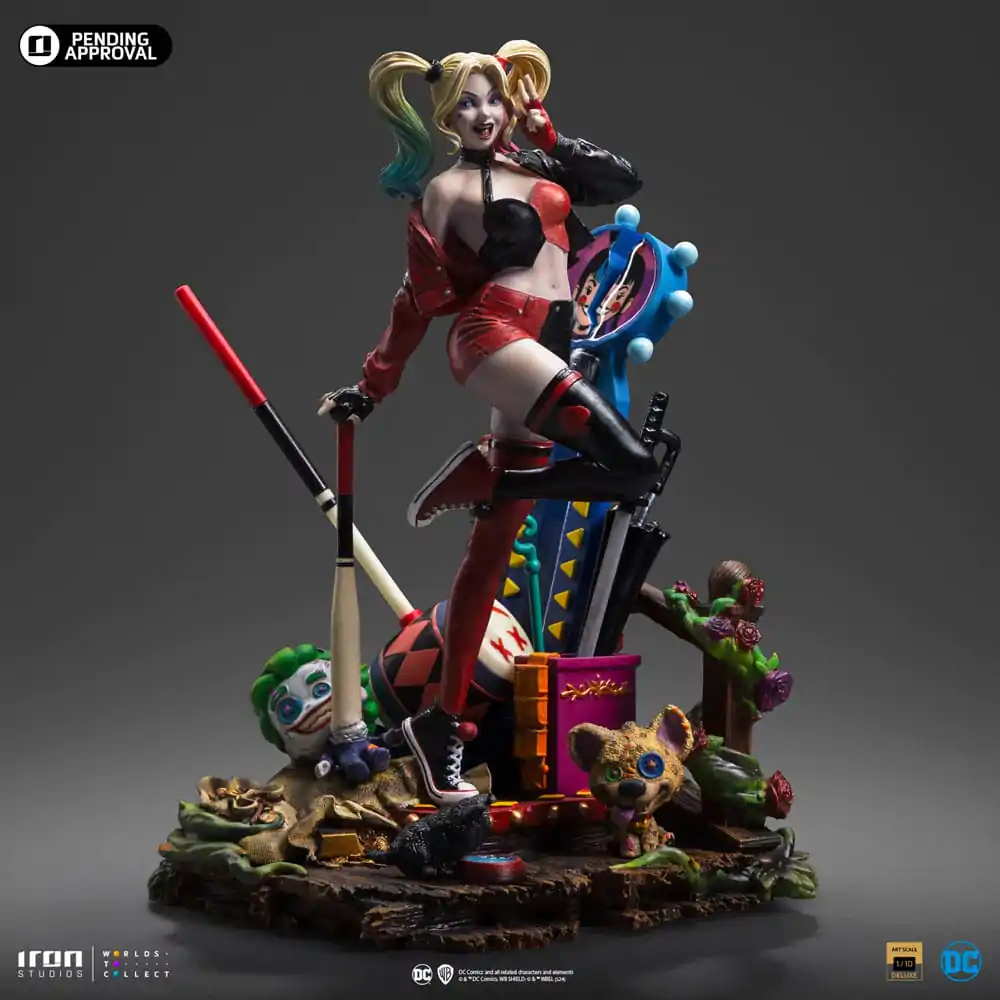 DC Comics Deluxe Art Scale Socha 1/10 Harley Quinn (Gotham City Sirens) 22 cm fotografii produktu