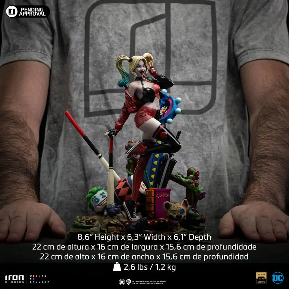 DC Comics Deluxe Art Scale Socha 1/10 Harley Quinn (Gotham City Sirens) 22 cm fotografii produktu