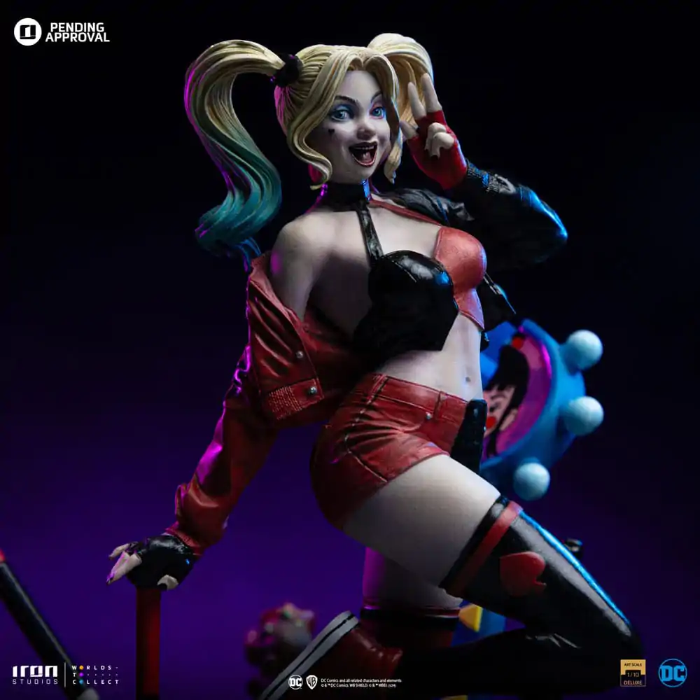 DC Comics Deluxe Art Scale Socha 1/10 Harley Quinn (Gotham City Sirens) 22 cm fotografii produktu