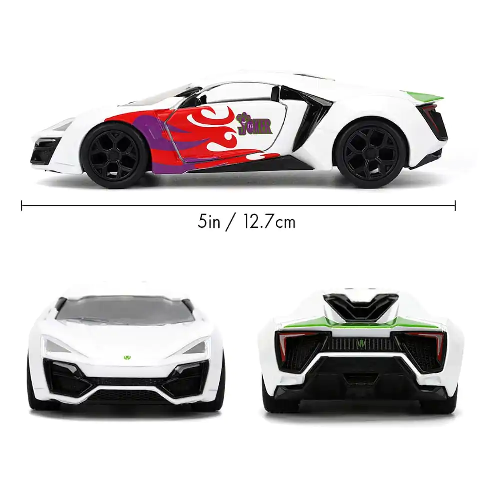 DC Comics Diecast Model 1/32 Lykan Hypersport Joker – kovový model fotografii produktu