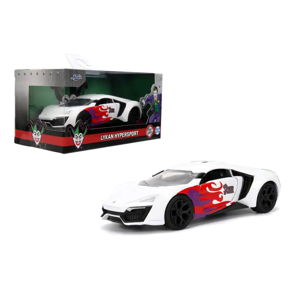 DC Comics Diecast Model 1/32 Lykan Hypersport Joker – kovový model fotografii produktu