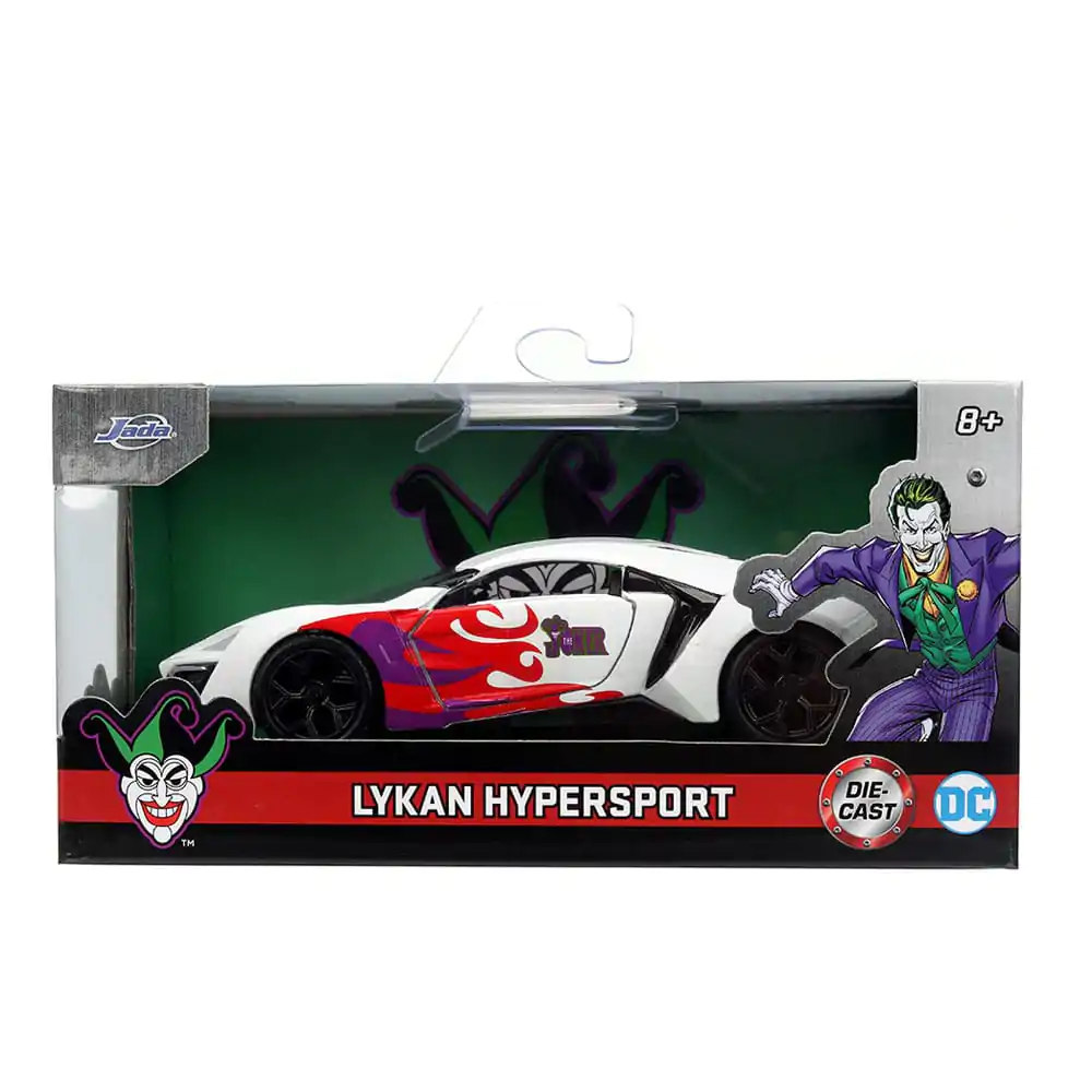 DC Comics Diecast Model 1/32 Lykan Hypersport Joker – kovový model fotografii produktu