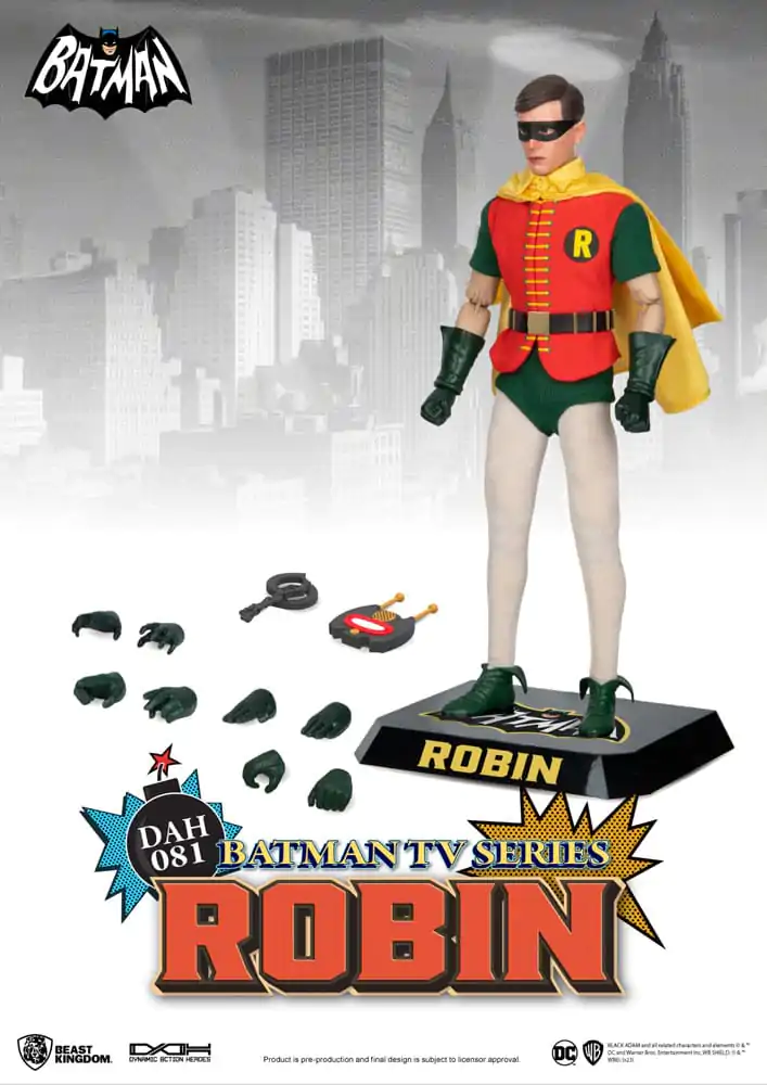 DC Comics Dynamic 8ction Heroes akční figurka 1/9 Batman TV Series Robin 24 cm fotografii produktu