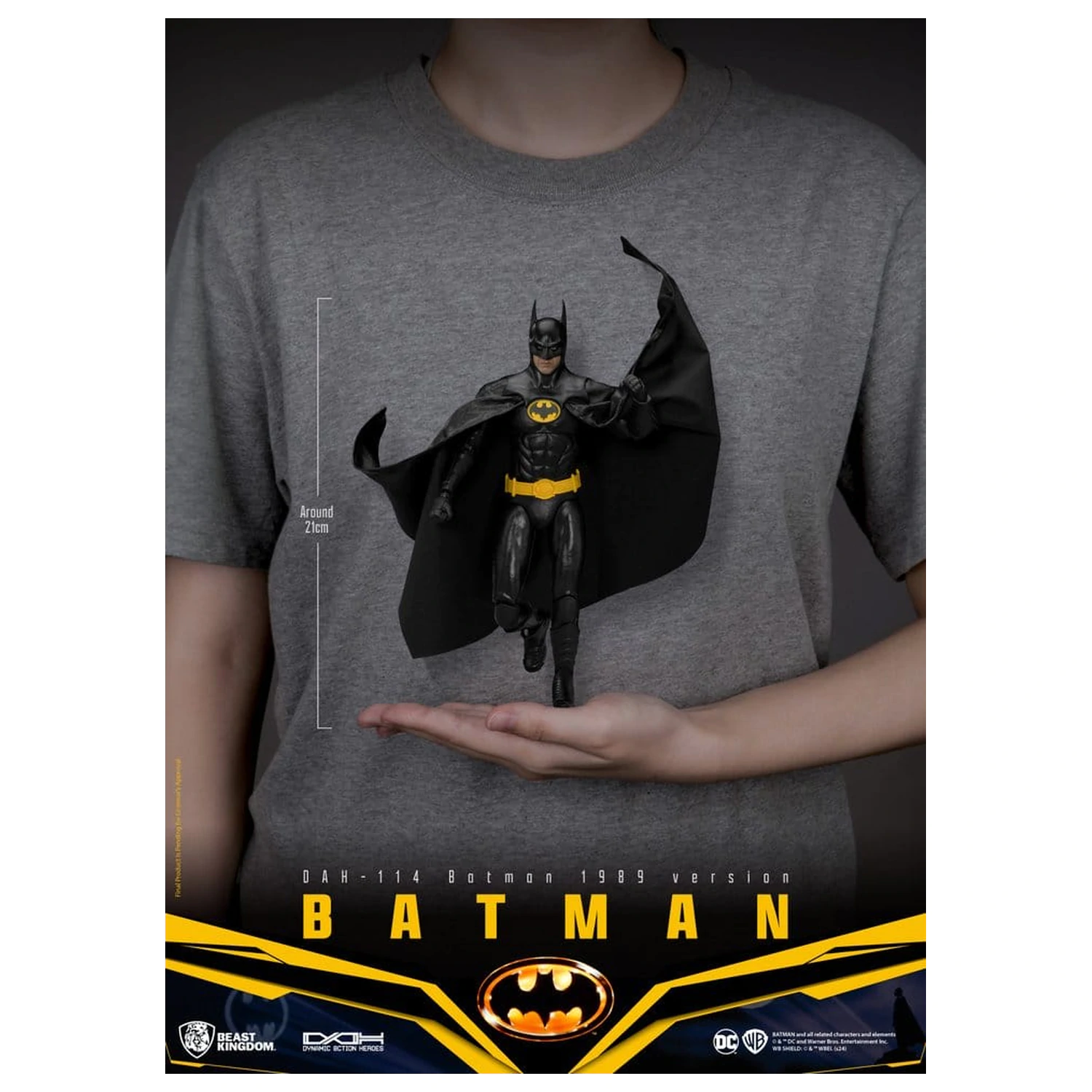 DC Comics Dynamic 8ction Heroes akční figurka Batman 1989 Standard Version 21 cm fotografii produktu