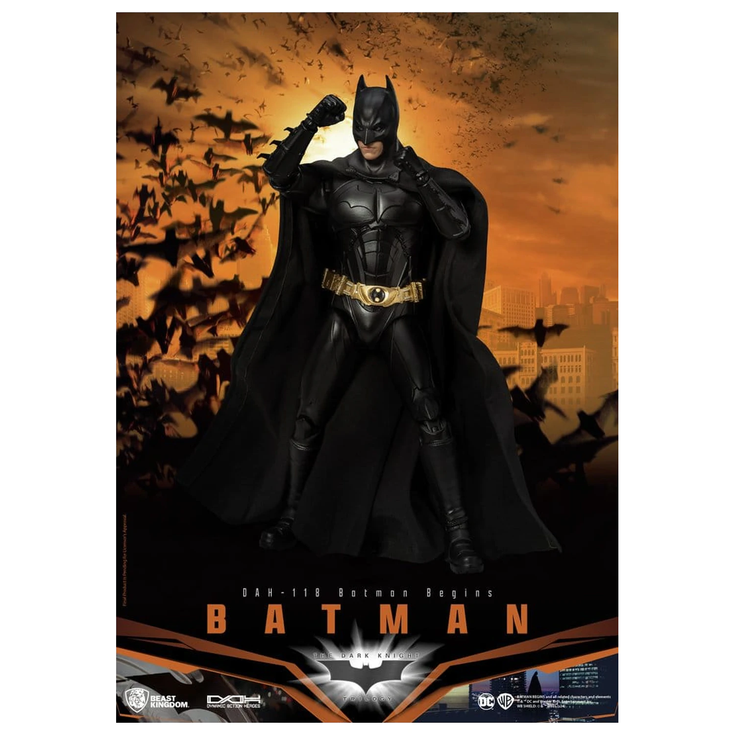 DC Comics Dynamic 8ction Heroes akční figurka Batman (Batman Begins) 21 cm fotografii produktu