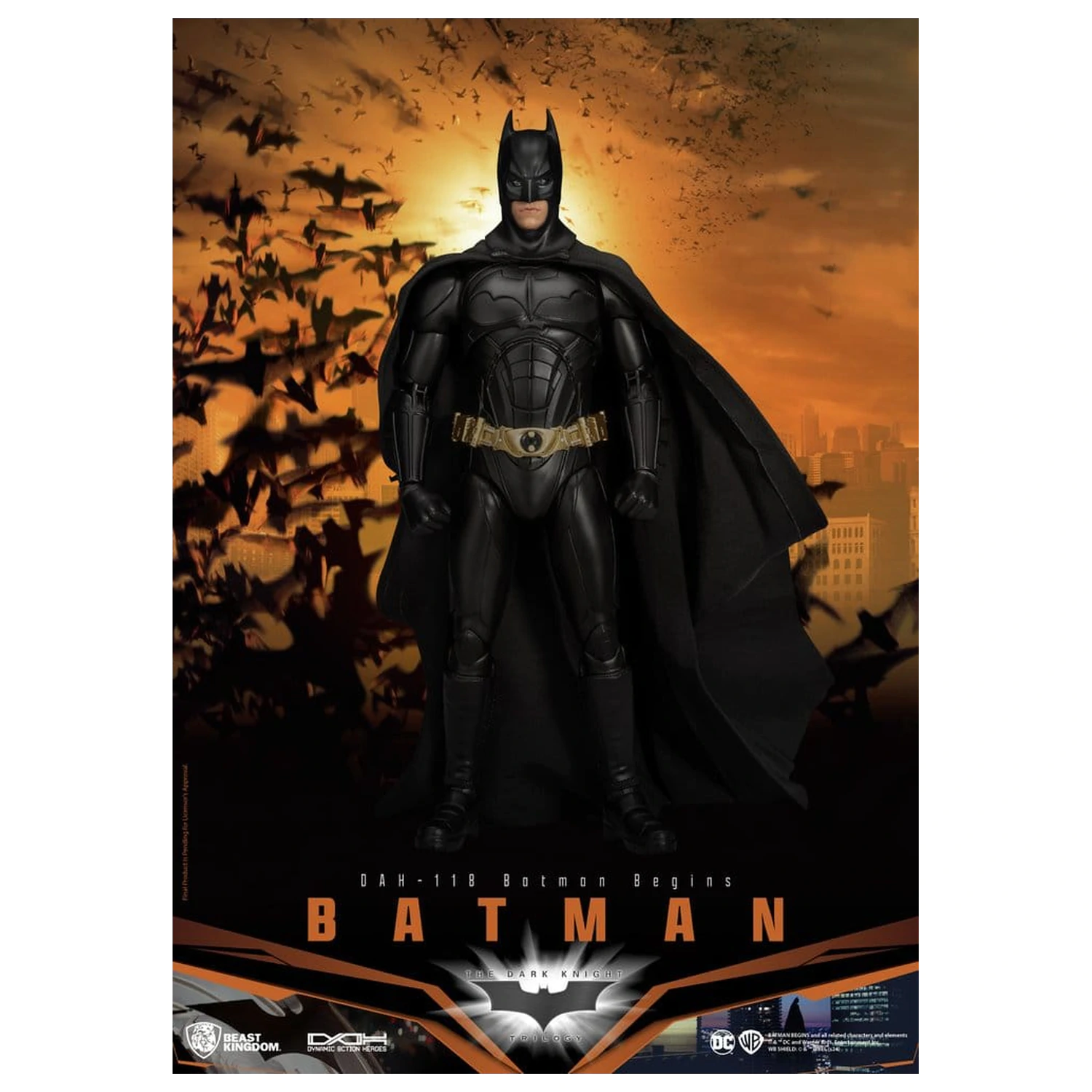 DC Comics Dynamic 8ction Heroes akční figurka Batman (Batman Begins) 21 cm fotografii produktu