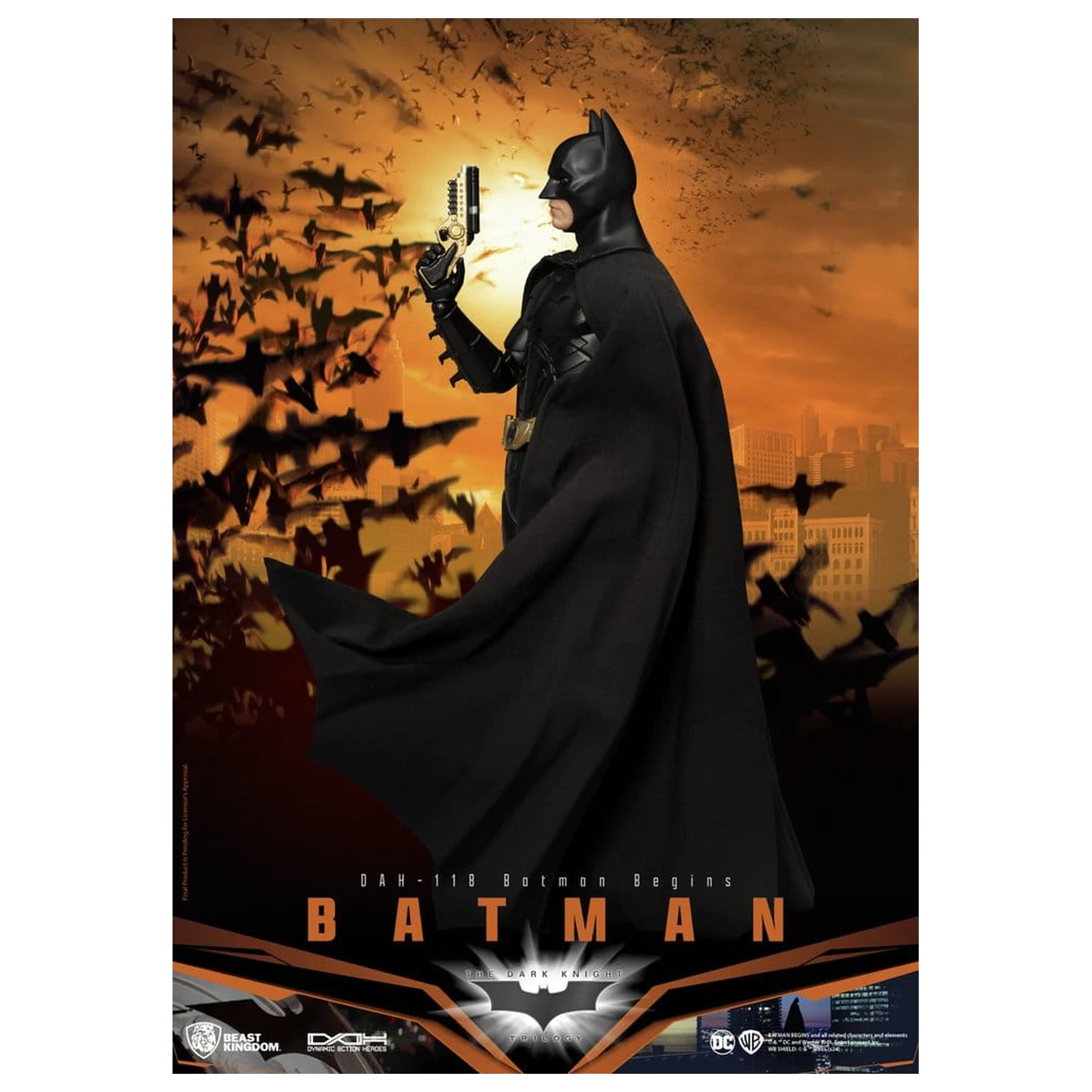 DC Comics Dynamic 8ction Heroes akční figurka Batman (Batman Begins) 21 cm fotografii produktu
