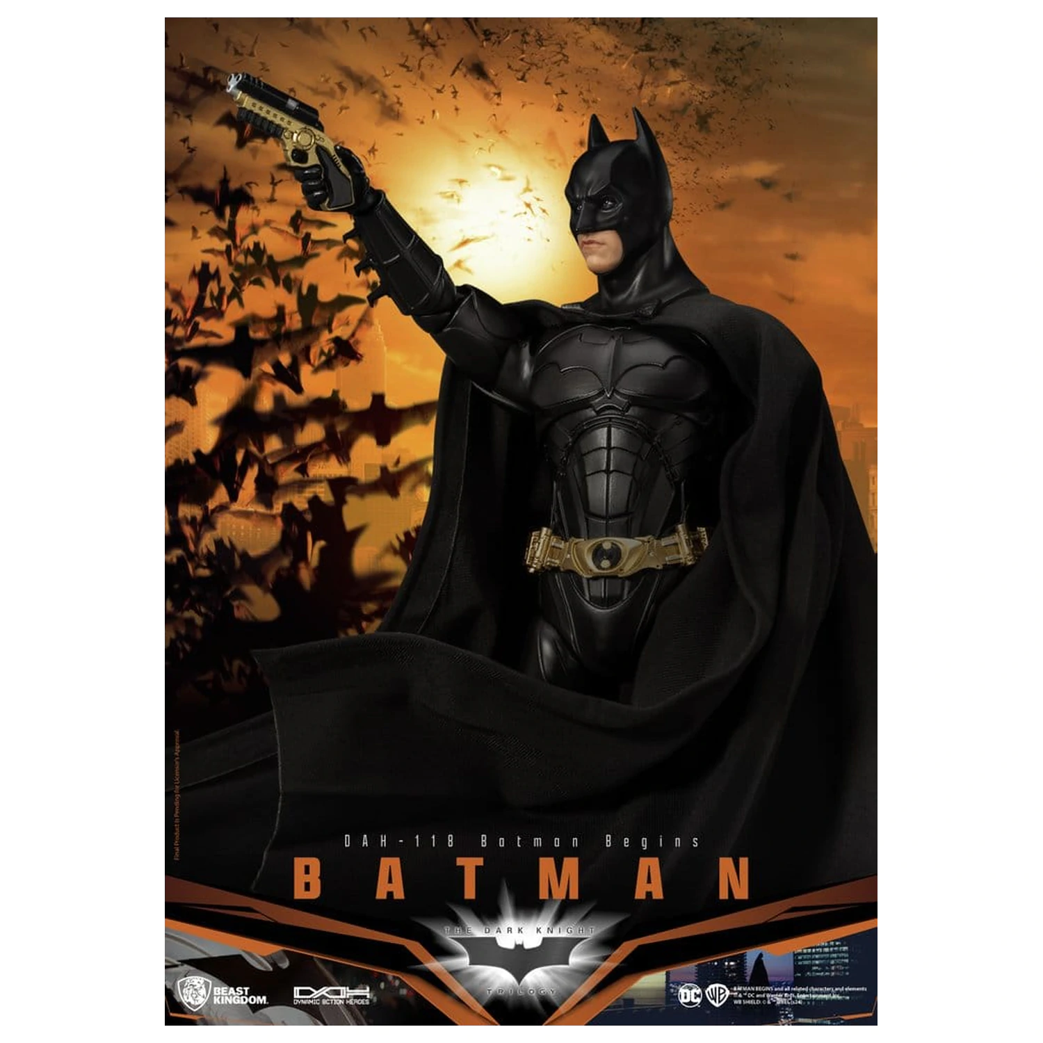 DC Comics Dynamic 8ction Heroes akční figurka Batman (Batman Begins) 21 cm fotografii produktu
