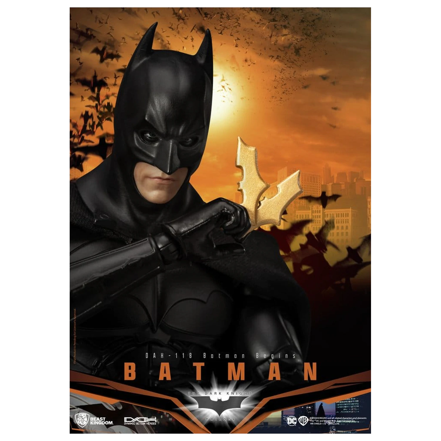 DC Comics Dynamic 8ction Heroes akční figurka Batman (Batman Begins) 21 cm fotografii produktu