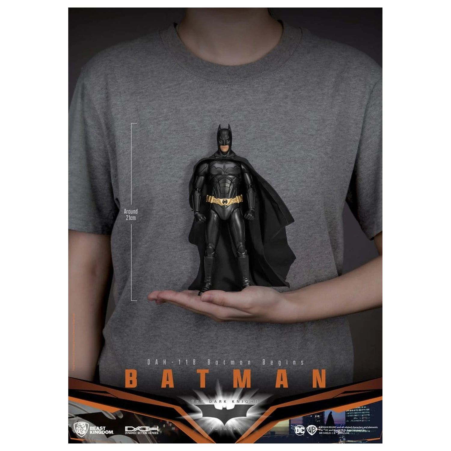 DC Comics Dynamic 8ction Heroes akční figurka Batman (Batman Begins) 21 cm fotografii produktu
