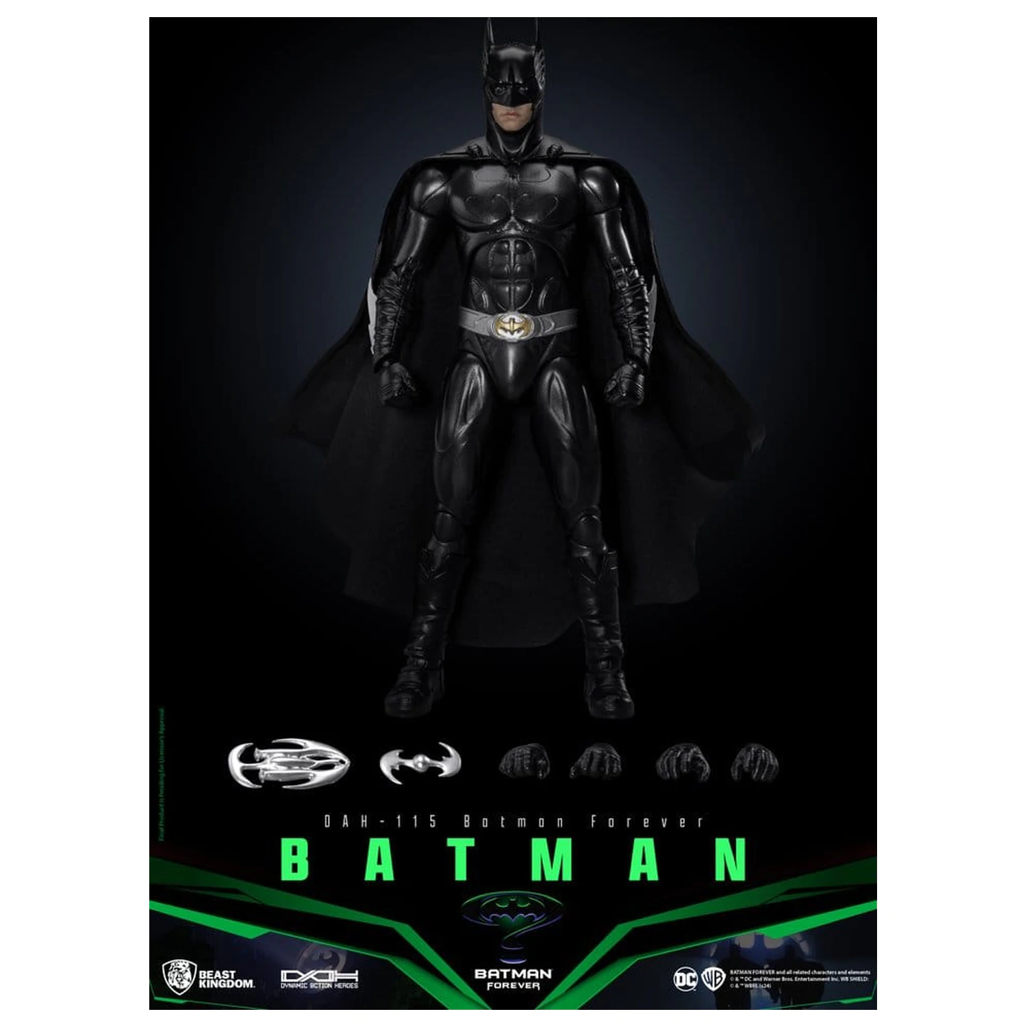 DC Comics Dynamic 8ction Heroes akční figurka Batman (Batman Forever) 21 cm fotografii produktu