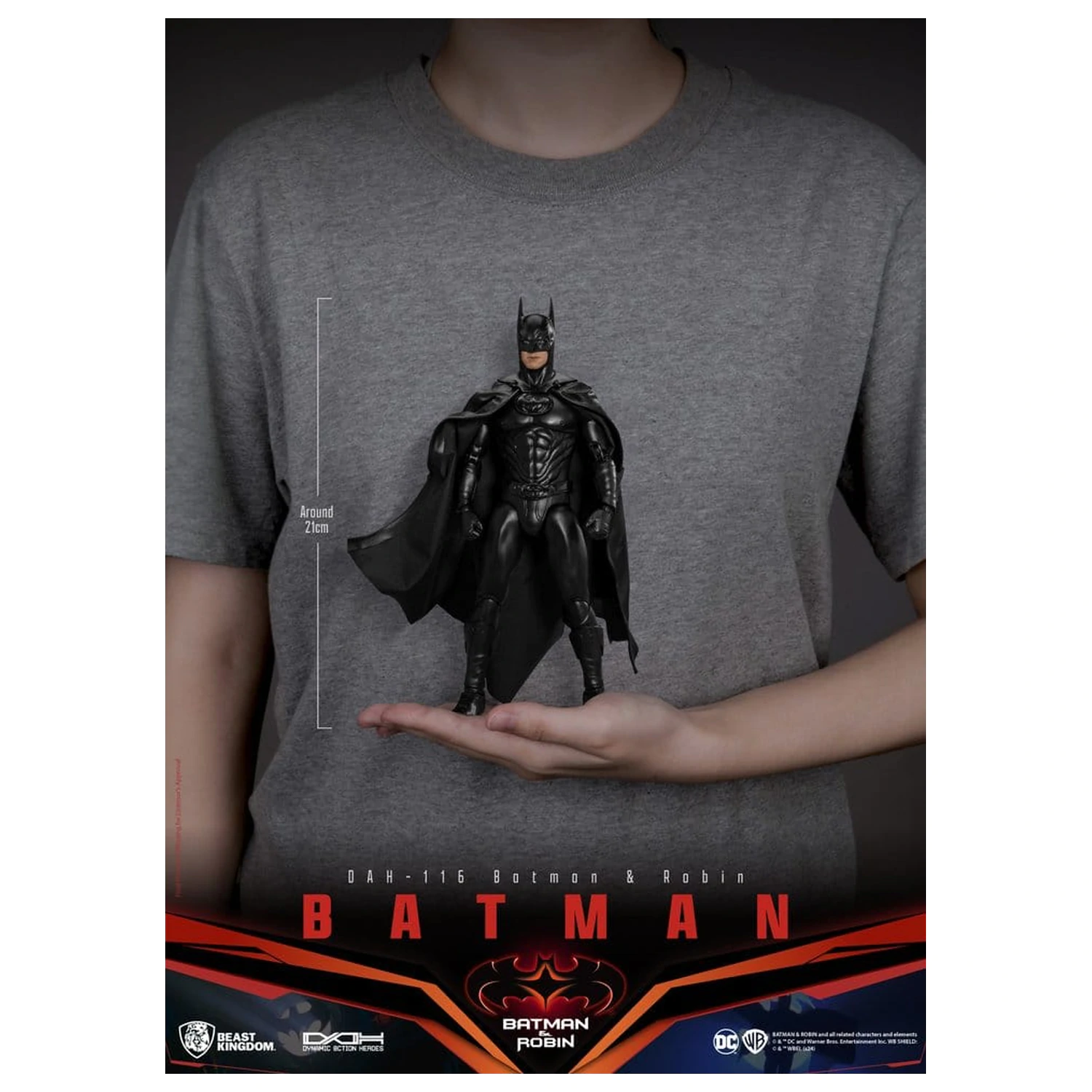 DC Comics Dynamic 8ction Heroes akční figurka Batman (Batman & Robin) 21 cm fotografii produktu
