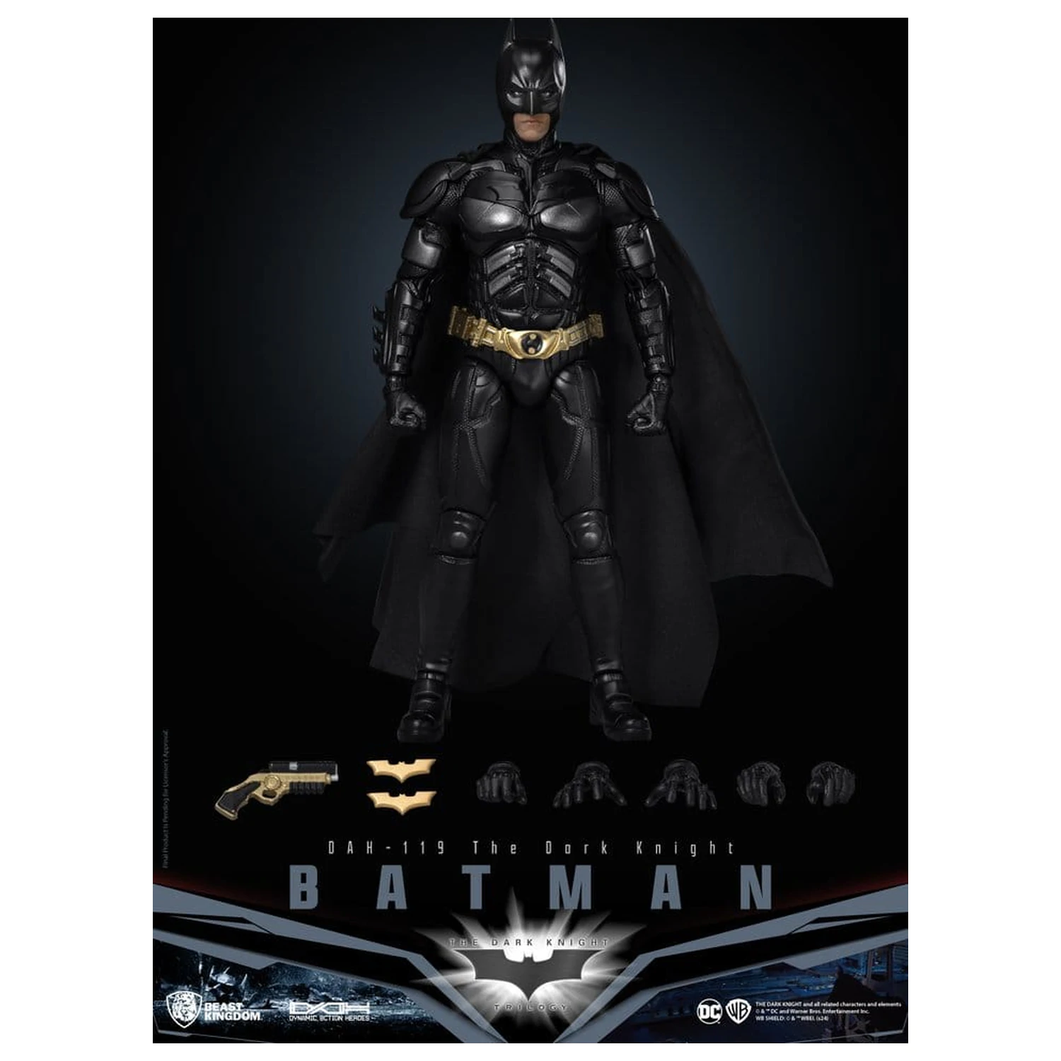 DC Comics Dynamic 8ction Heroes akční figurka Batman (The Dark Knight) 21 cm fotografii produktu