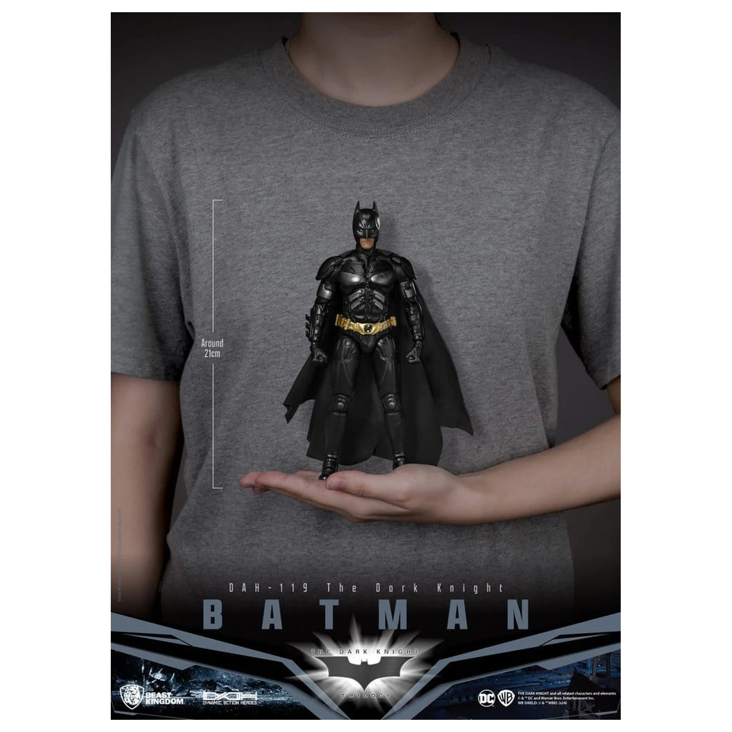 DC Comics Dynamic 8ction Heroes akční figurka Batman (The Dark Knight) 21 cm fotografii produktu