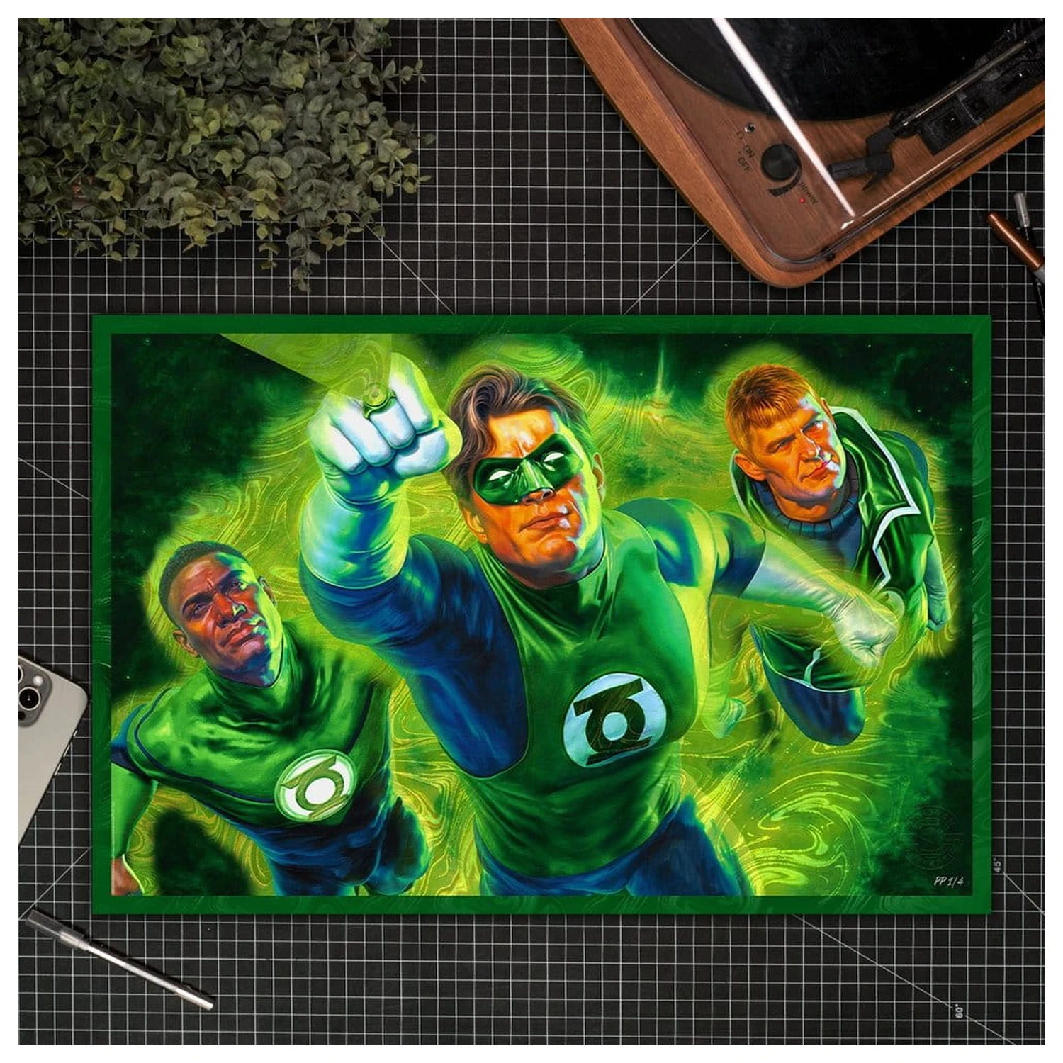 DC Comics umělecký tisk Green Lantern 61 x 41 cm - nezarámovaný fotografii produktu