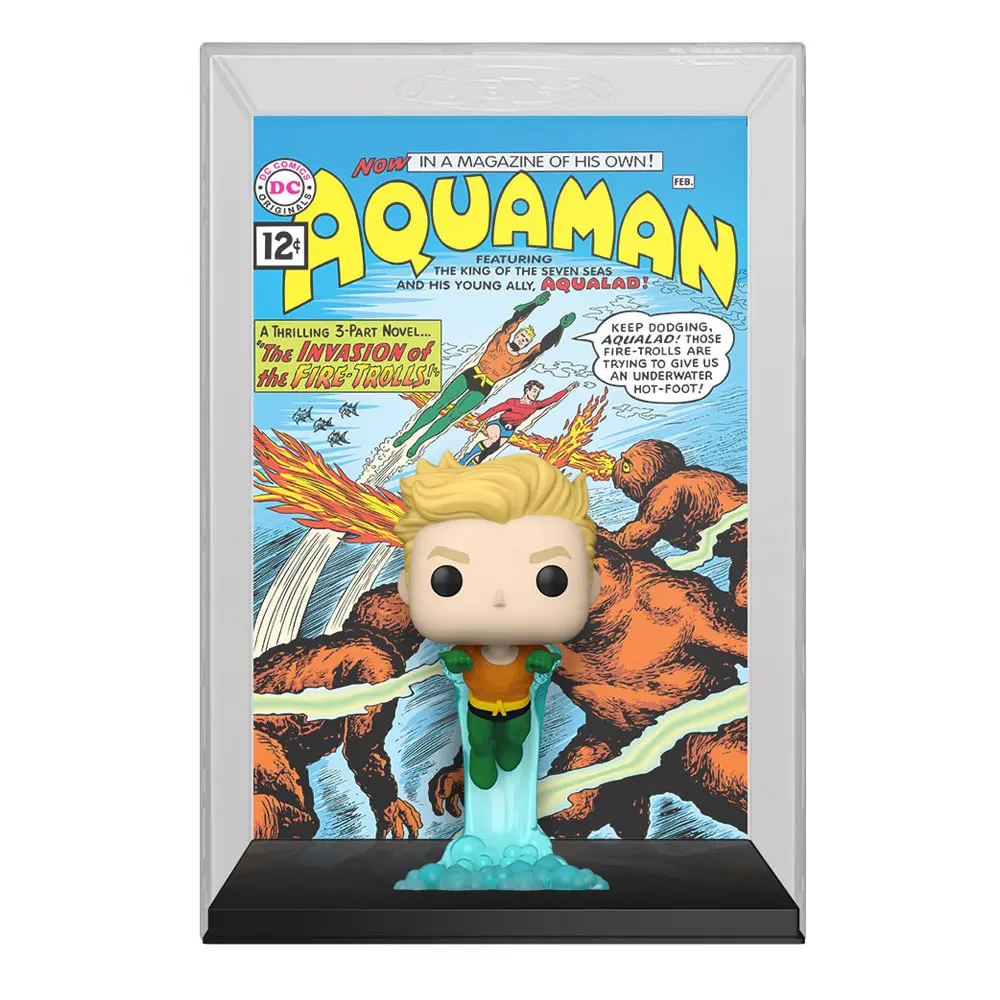 DC Comics POP! Comic Cover Vinyl Figurka Aquaman 9 cm fotografii produktu