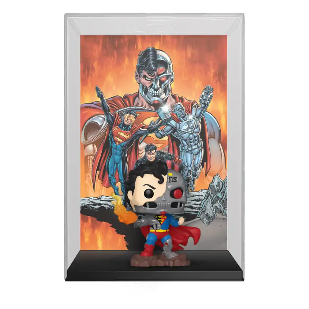 DC Comics Funko POP! Comic Cover vinylová figurka Cyborg Superman 9 cm fotografii produktu