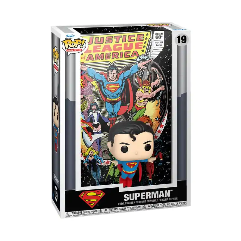 DC Comics Funko POP! Comic Cover vinylová figurka Justice League of America Superman 9 cm fotografii produktu