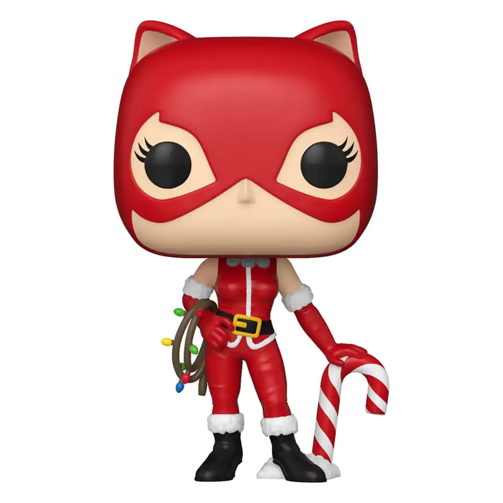 DC Comics Funko POP! Heroes vinylová figurka Vánoční '24 - Catwoman 9 cm fotografii produktu