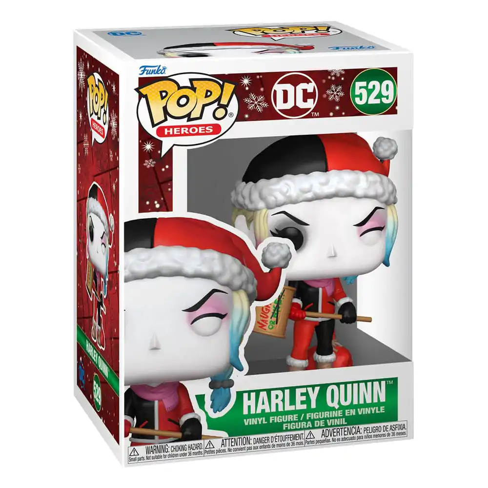 DC Comics Funko POP! Heroes vinylová figurka Vánoční '24 - Harley 9 cm fotografii produktu