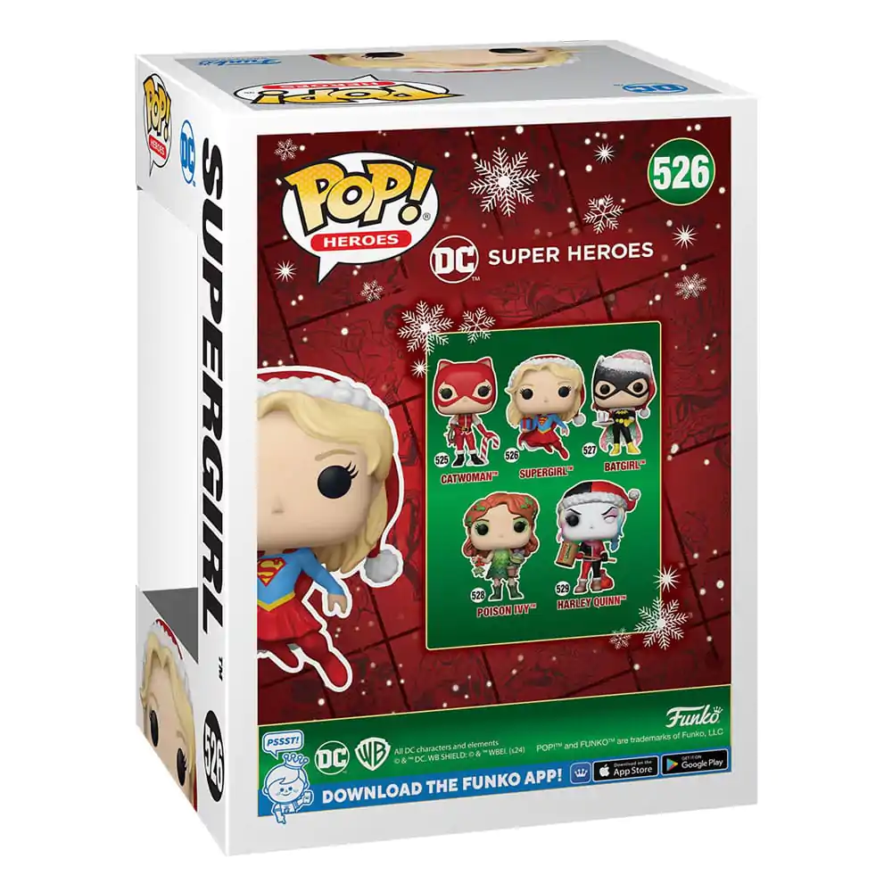 DC Comics Funko POP! Heroes vinylová figurka Vánoce '24 - Supergirl 9 cm fotografii produktu