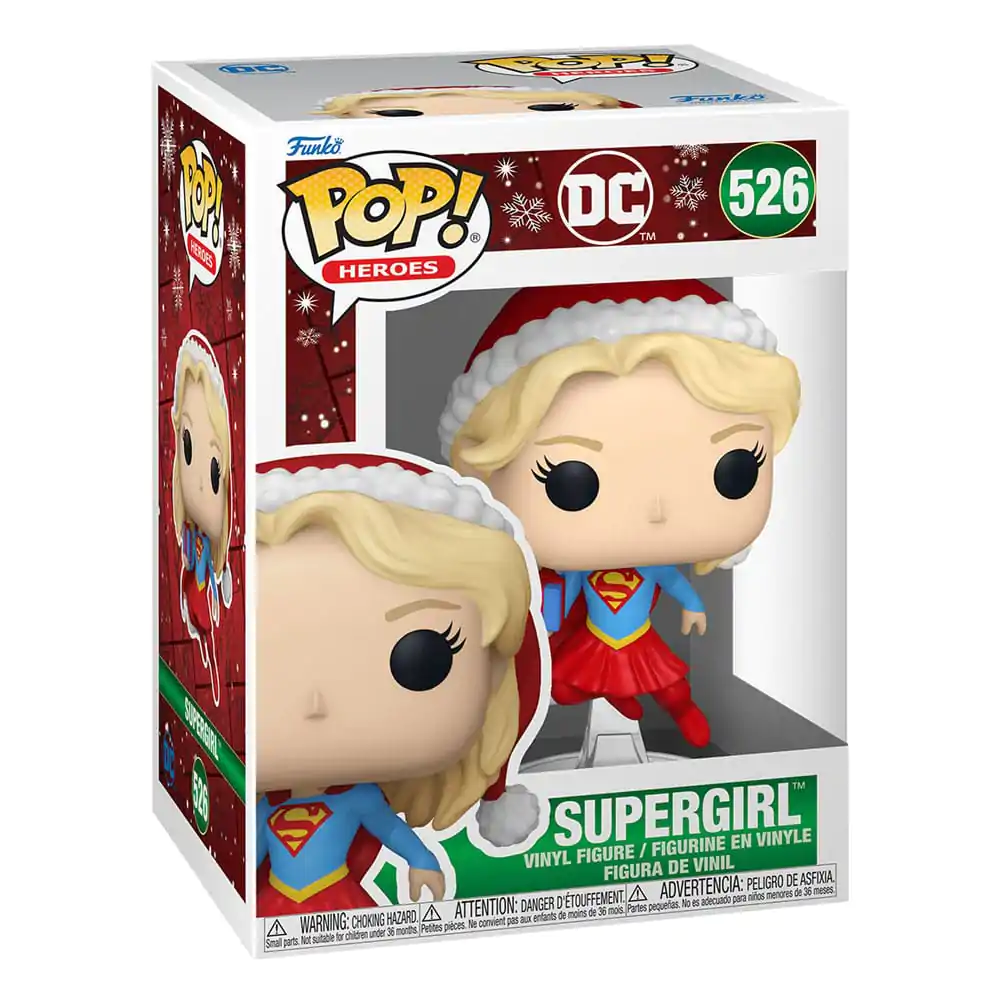 DC Comics Funko POP! Heroes vinylová figurka Vánoce '24 - Supergirl 9 cm fotografii produktu