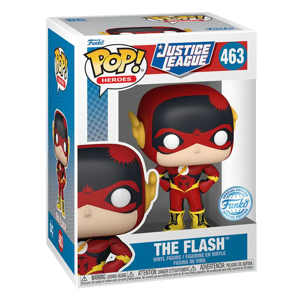 DC Comics POP! Heroes Vinyl JL Comic - The Flash 9 cm fotografii produktu