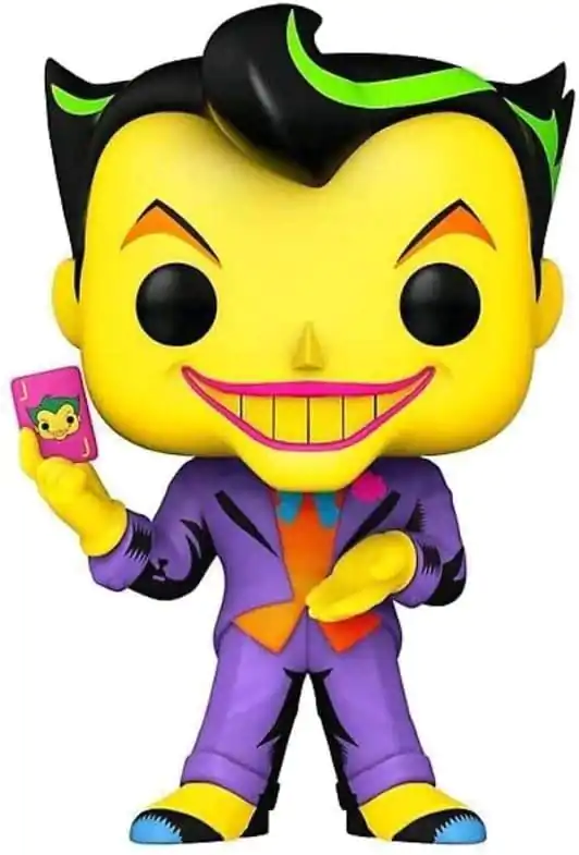 DC Comics Funko POP! Heroes vinylová figurka Joker (Black Light) 9 cm fotografii produktu