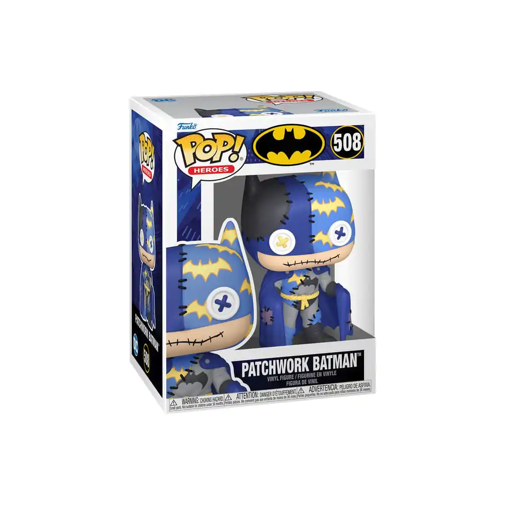 DC Comics Funko POP! Movies vinylová figurka Patchwork - Batman 9 cm fotografii produktu