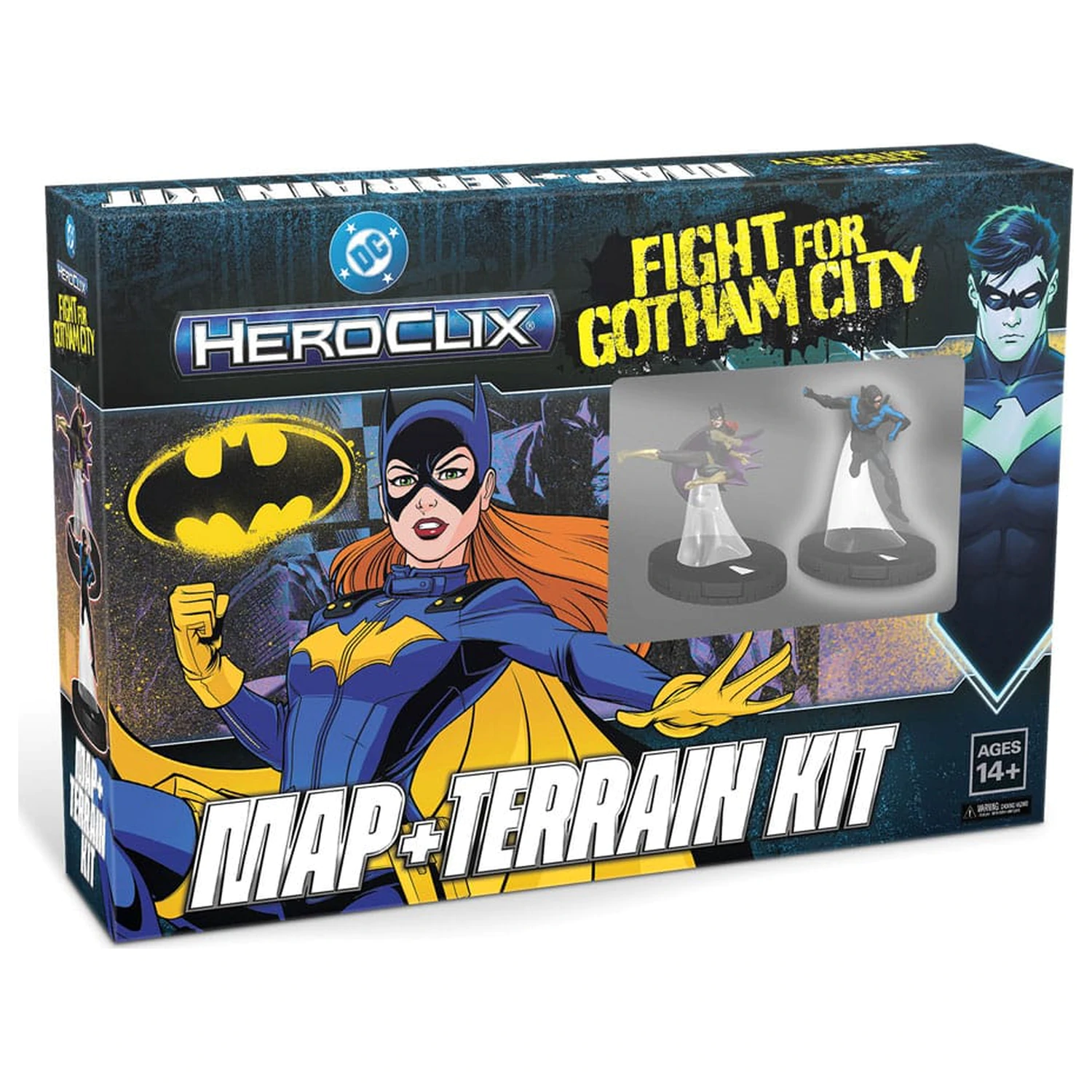 DC Comics HeroClix: Fight for Gotham City sada mapy a terénu fotografii produktu