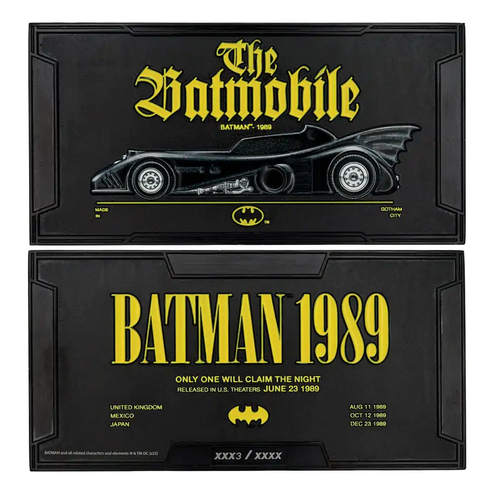 DC Comics Slitek Batman Batmobile XL Limitovaná edice fotografii produktu