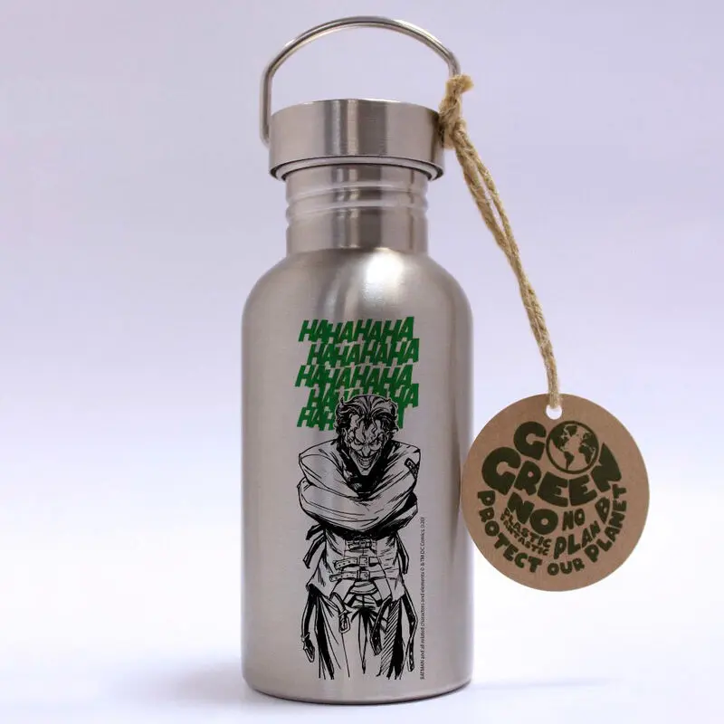 DC Comics Stainless Steel Water Bottle Joker Laugh nerezová láhev na vodu fotografii produktu