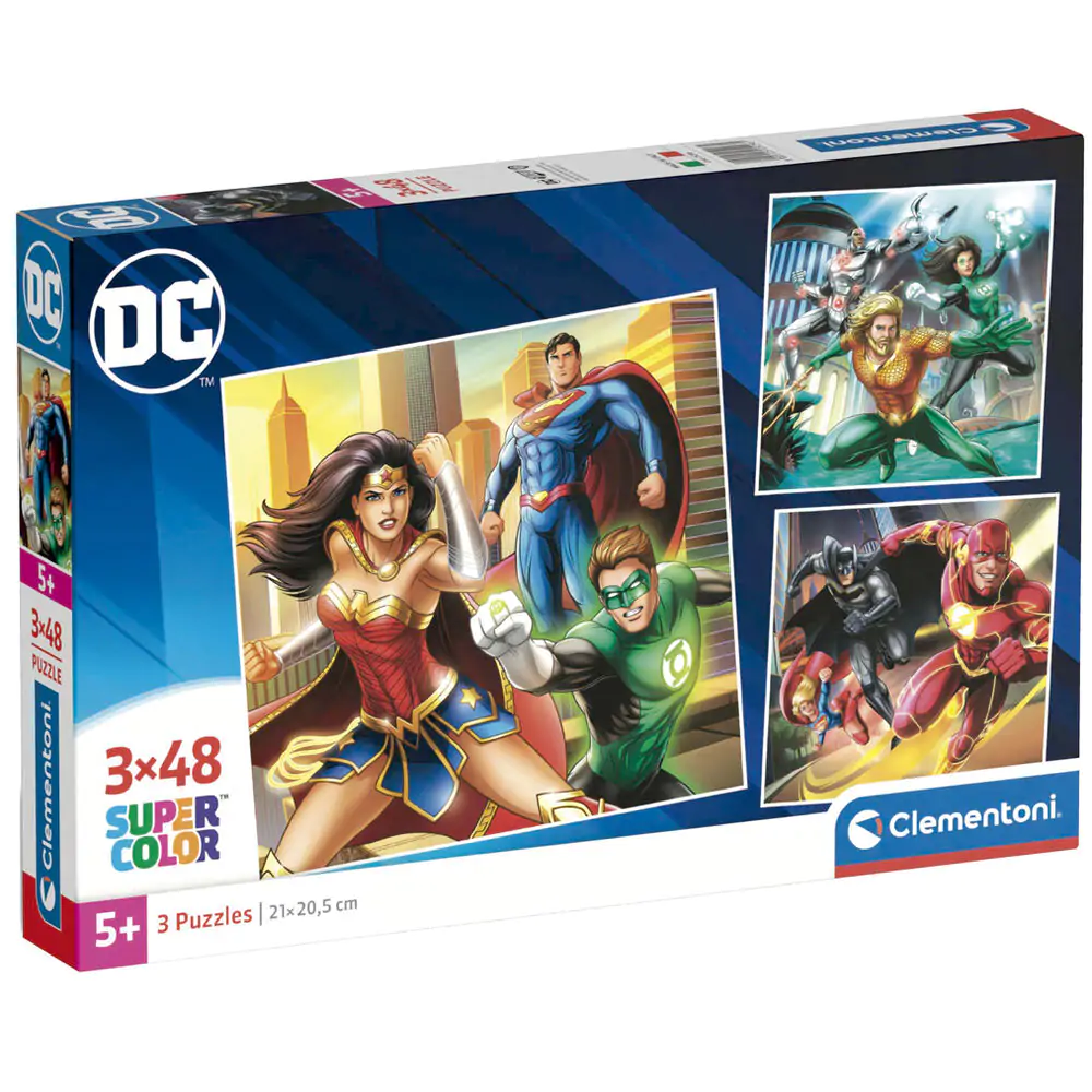 DC Comics Justice League puzzle 3x48 dílků fotografii produktu