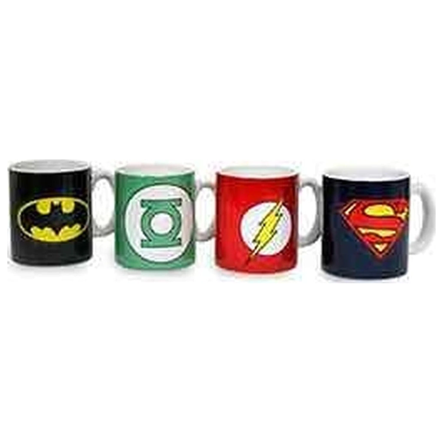 DC Comics keramické mini hrnky na kávu Logos 8 cm sada fotografii produktu