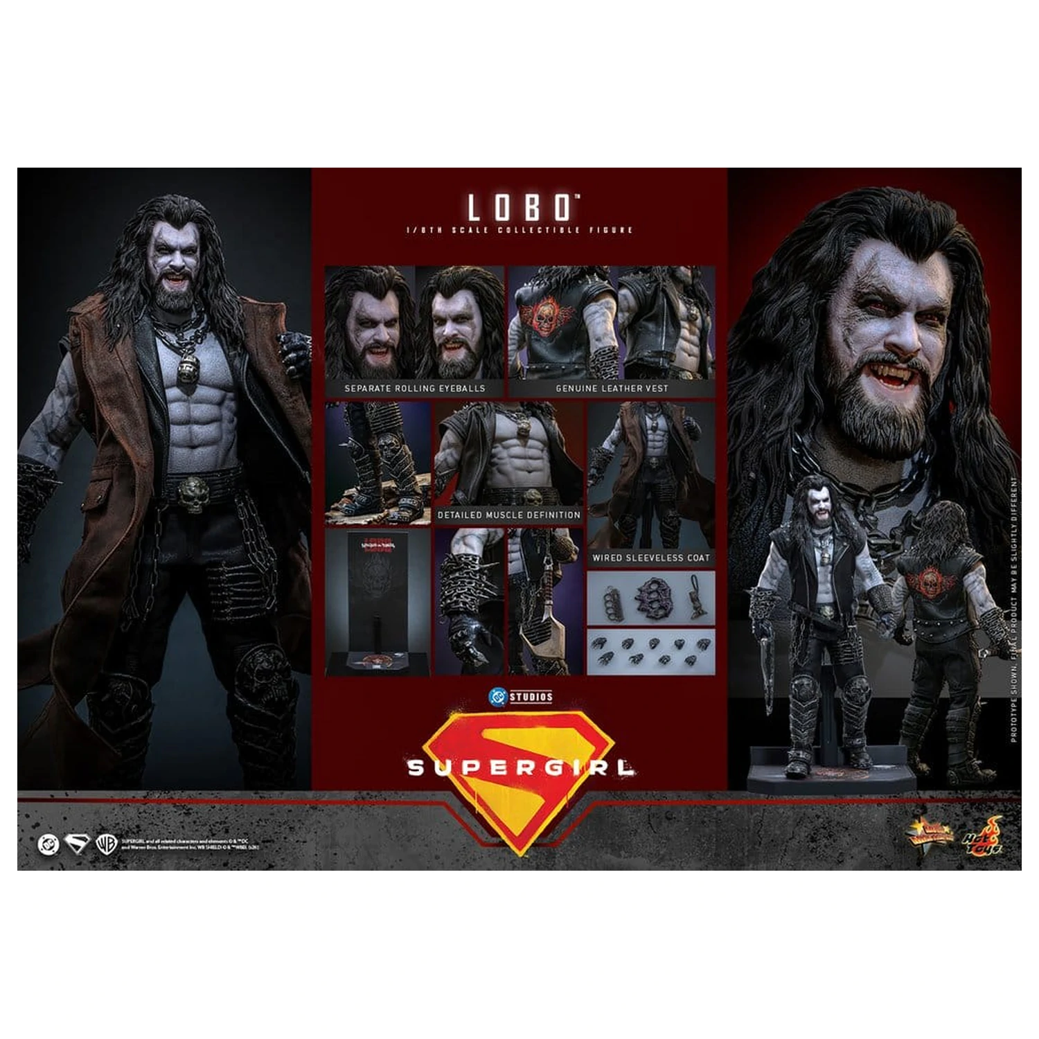 Akční figurka DC Comics Movie Masterpiece 1/6 Lobo 33 cm fotografii produktu