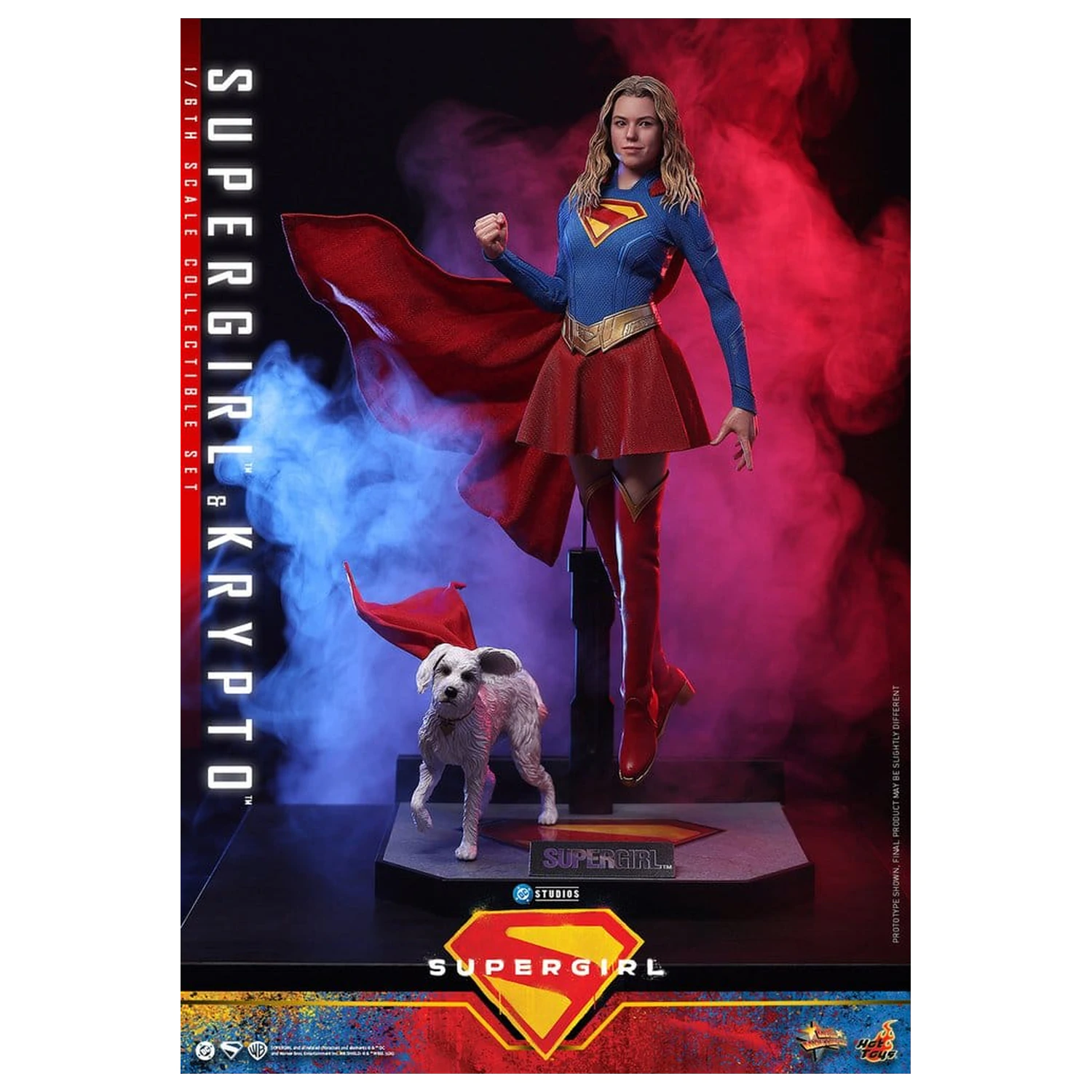 DC Comics Movie Masterpiece Sada akčních figurek Supergirl & Krypto 28 cm fotografii produktu