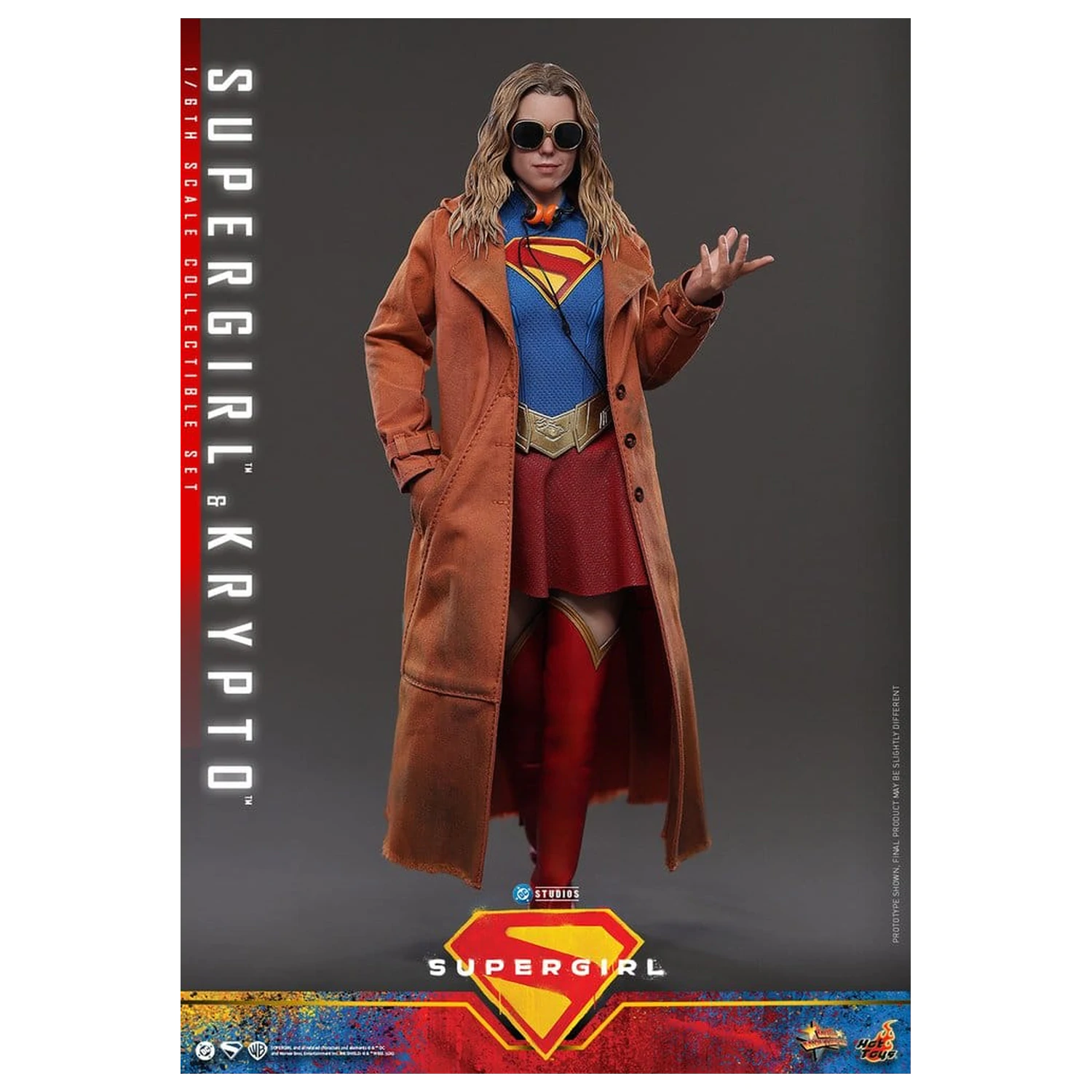 DC Comics Movie Masterpiece Sada akčních figurek Supergirl & Krypto 28 cm fotografii produktu