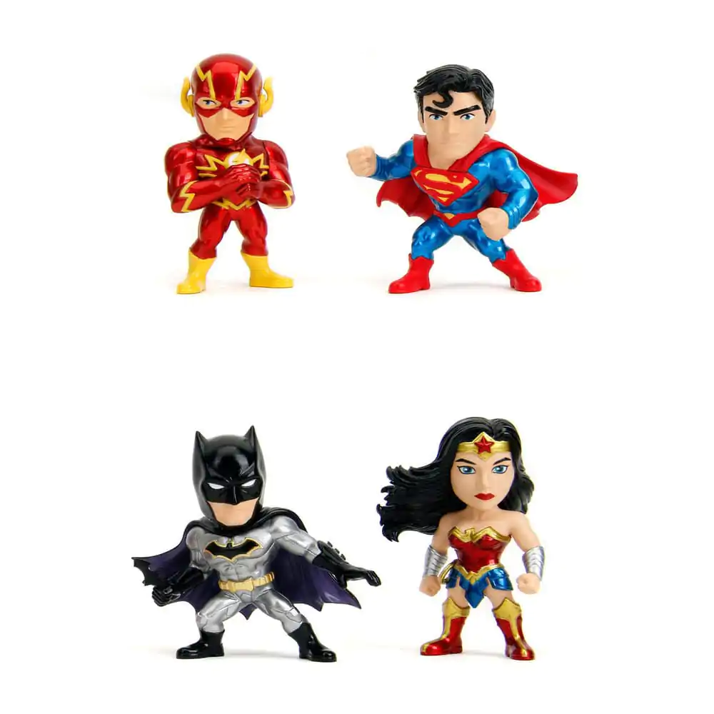 DC Comics Nano Metalfigs Diecast Mini Figurky 4-Pack Wave 1 4 cm fotografii produktu