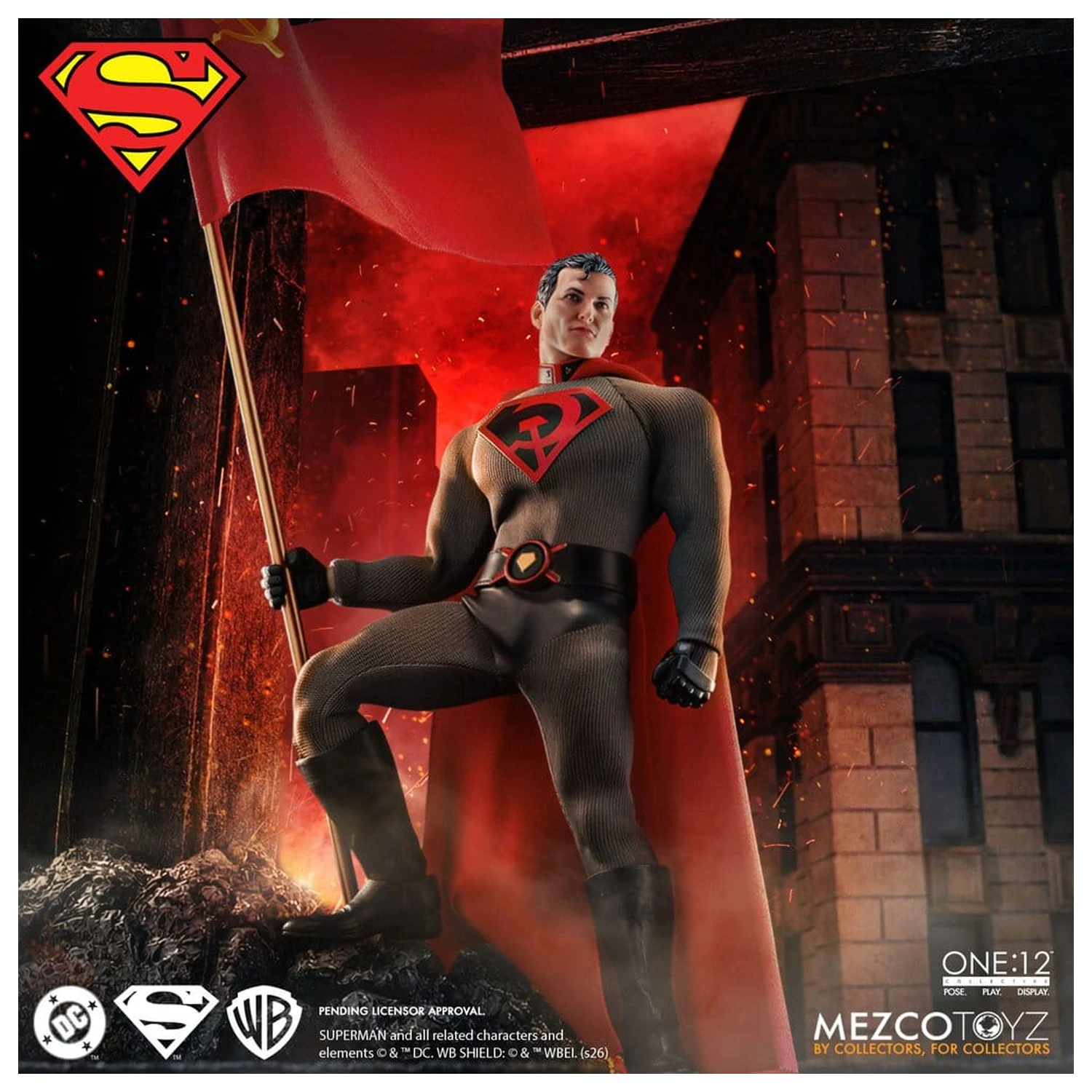 DC Comics One:12 Collective akční figurka 1/12 Superman: Red Son 17 cm fotografii produktu