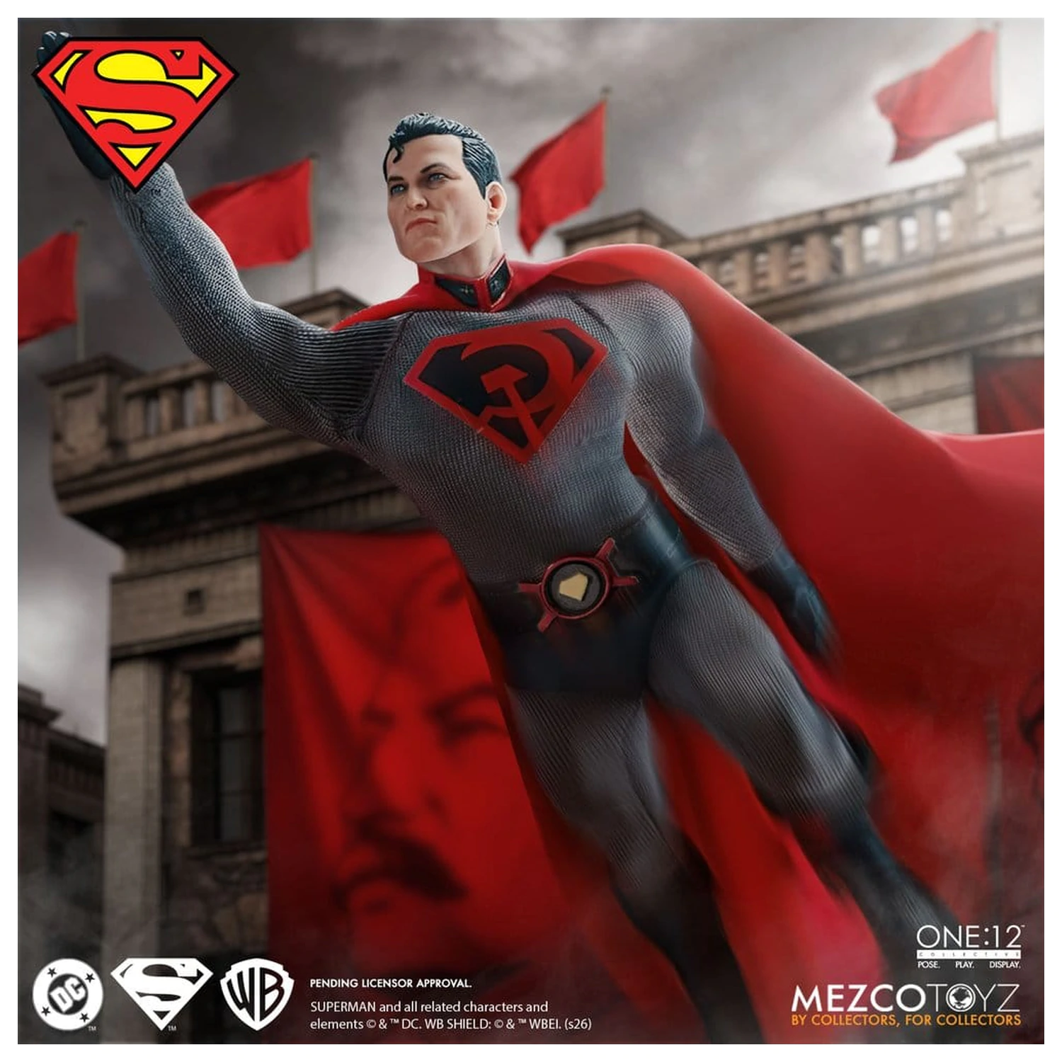 DC Comics One:12 Collective akční figurka 1/12 Superman: Red Son 17 cm fotografii produktu