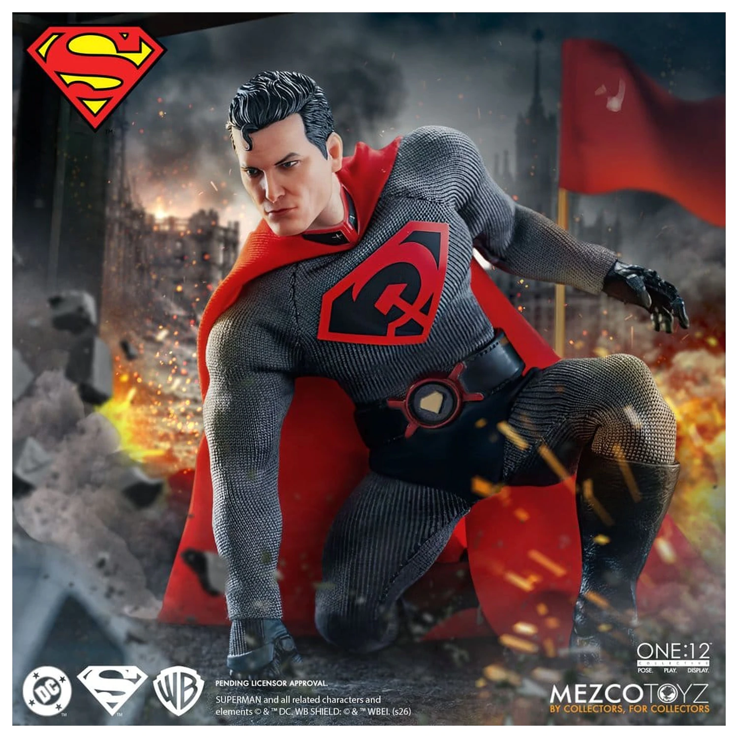 DC Comics One:12 Collective akční figurka 1/12 Superman: Red Son 17 cm fotografii produktu