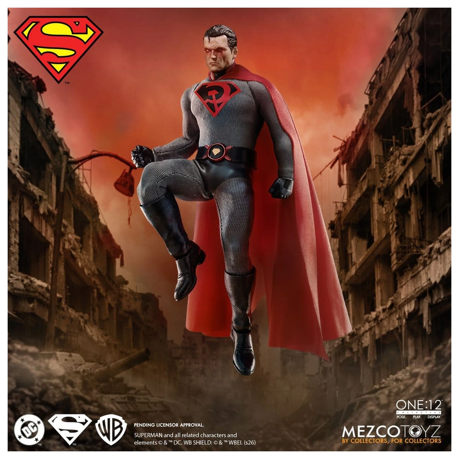 DC Comics One:12 Collective akční figurka 1/12 Superman: Red Son 17 cm fotografii produktu